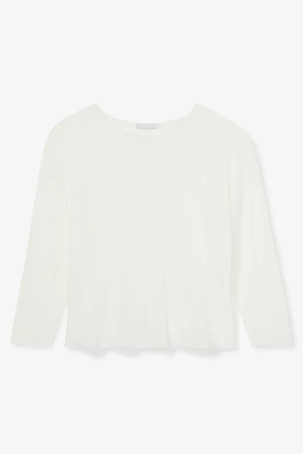 Wren Top - Double-Faced Linen :: Ivory